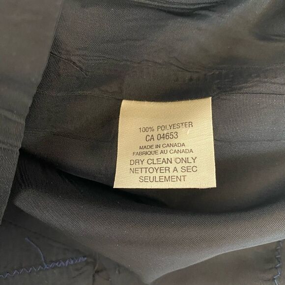 VINTAGE Black Ruffle Long Sleeve Square Neck Dress - Picture 8 of 8